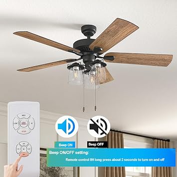 2 Pack Fan Remote, Fan Remote Control Kit, Universal Ceiling Fan Remote Control Kit, 3-in-1 Ceiling Fan Light Timing & Speed Remote, for Hunter/Harbor Breeze/Westinghouse/Honeywell