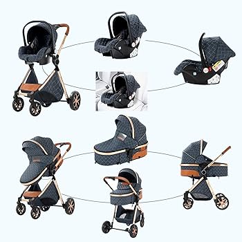 Magic ZC Wózek dziecięcy 3 w 1, wózek dziecięcy kombi 3 w 1