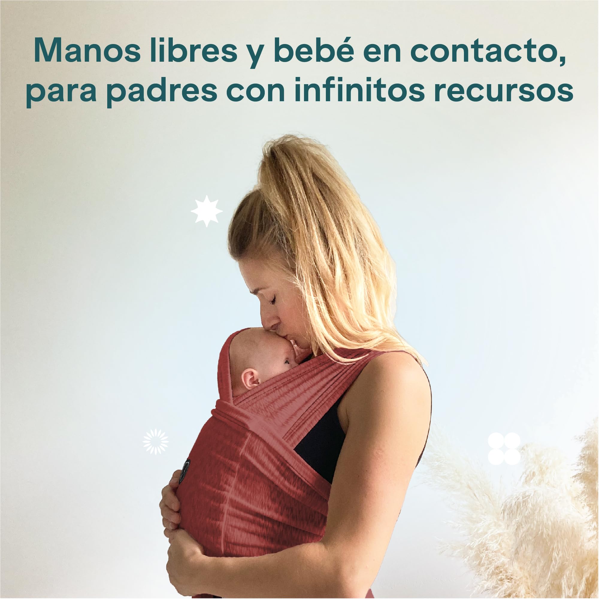 Portabebés Koala Babycare fácil de transportar, unisex ajustable - portabebés versátil de hasta 9 kg - Boudeaux - Diseño registrado KBC® — view 8
