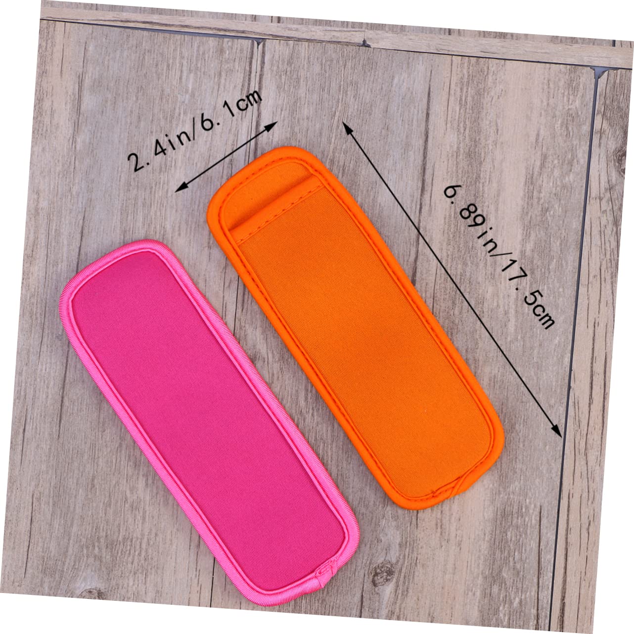 6 Maniche Termiche Porta Ghiaccioli Riutilizzabili – Neoprene, Colorate, Antigoccia Per Bambini E Adulti - 5
