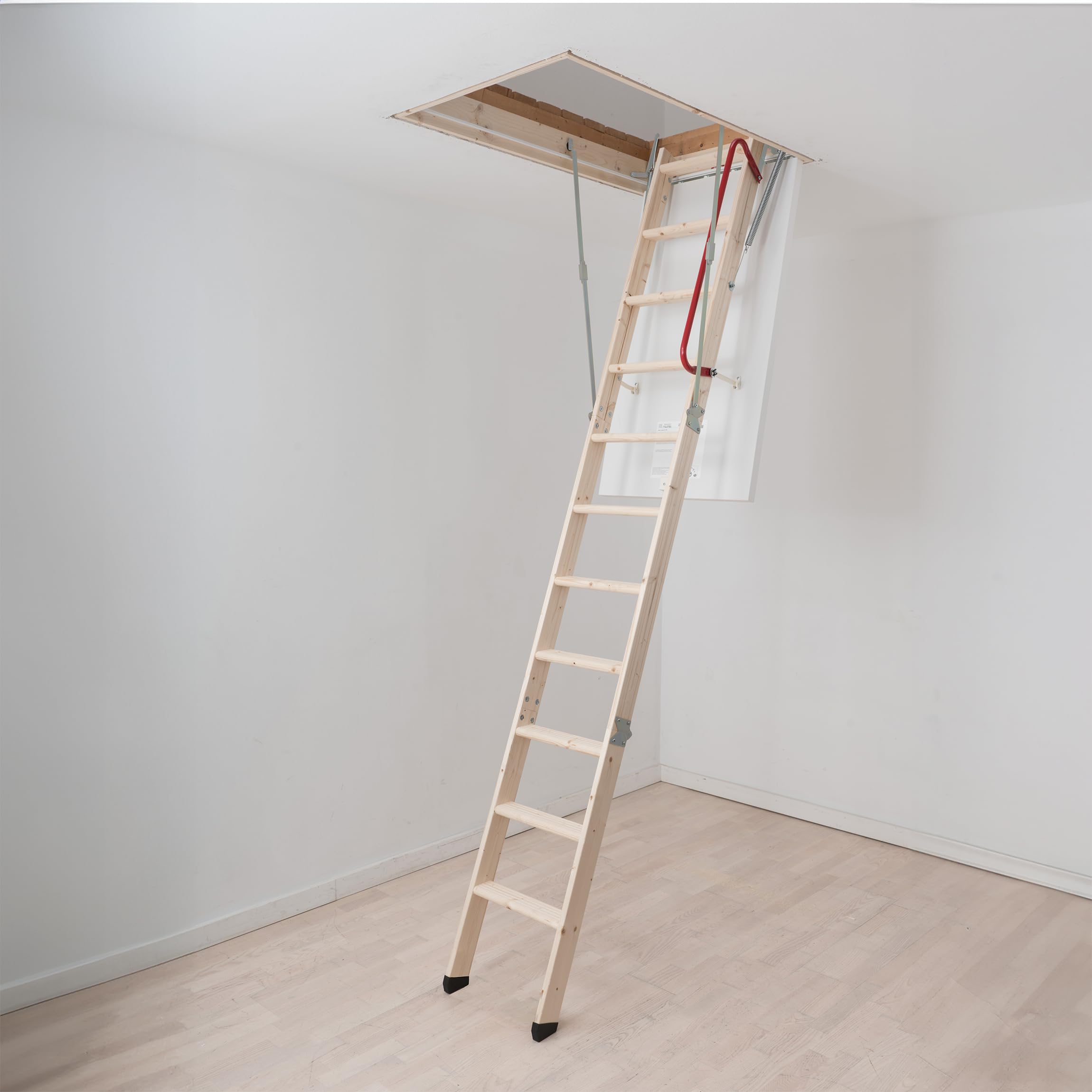 DOLLE Bodentreppe wärmegedämmt 140 x 70 cm 3-teiliges Leiternteil Lichte Raumhöhe bis 280 cm U-Wert 0,64