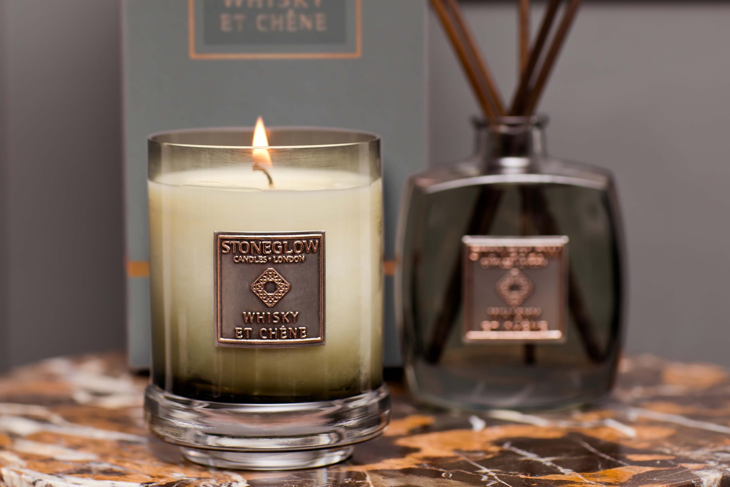 Stoneglow Luna Collection - Papyrus Woods & Jasmine 220 Grams Scented - View #5