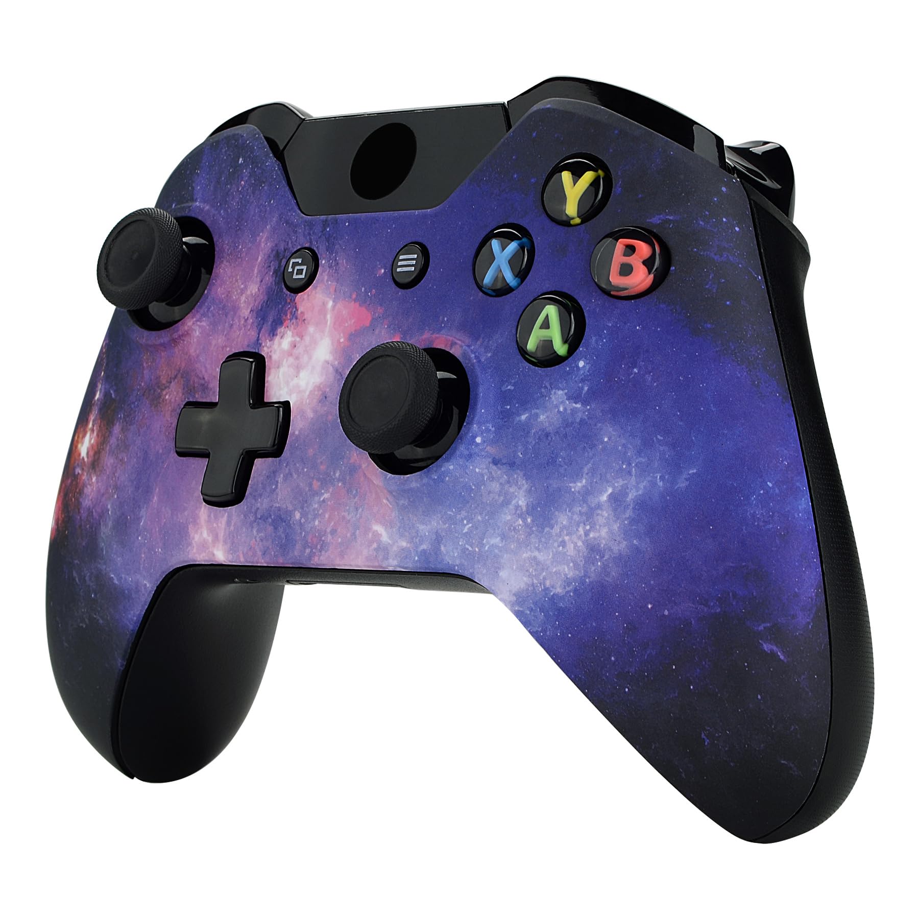 eXtremeRate Coque pour Manette Xbox One, boîtier de Remplacement à Faire soi-même Coque Avant Coque Faceplate Shell Accessoires pour Xbox One Standard Controller Modèle 1537/1697 Ciel étoilé A