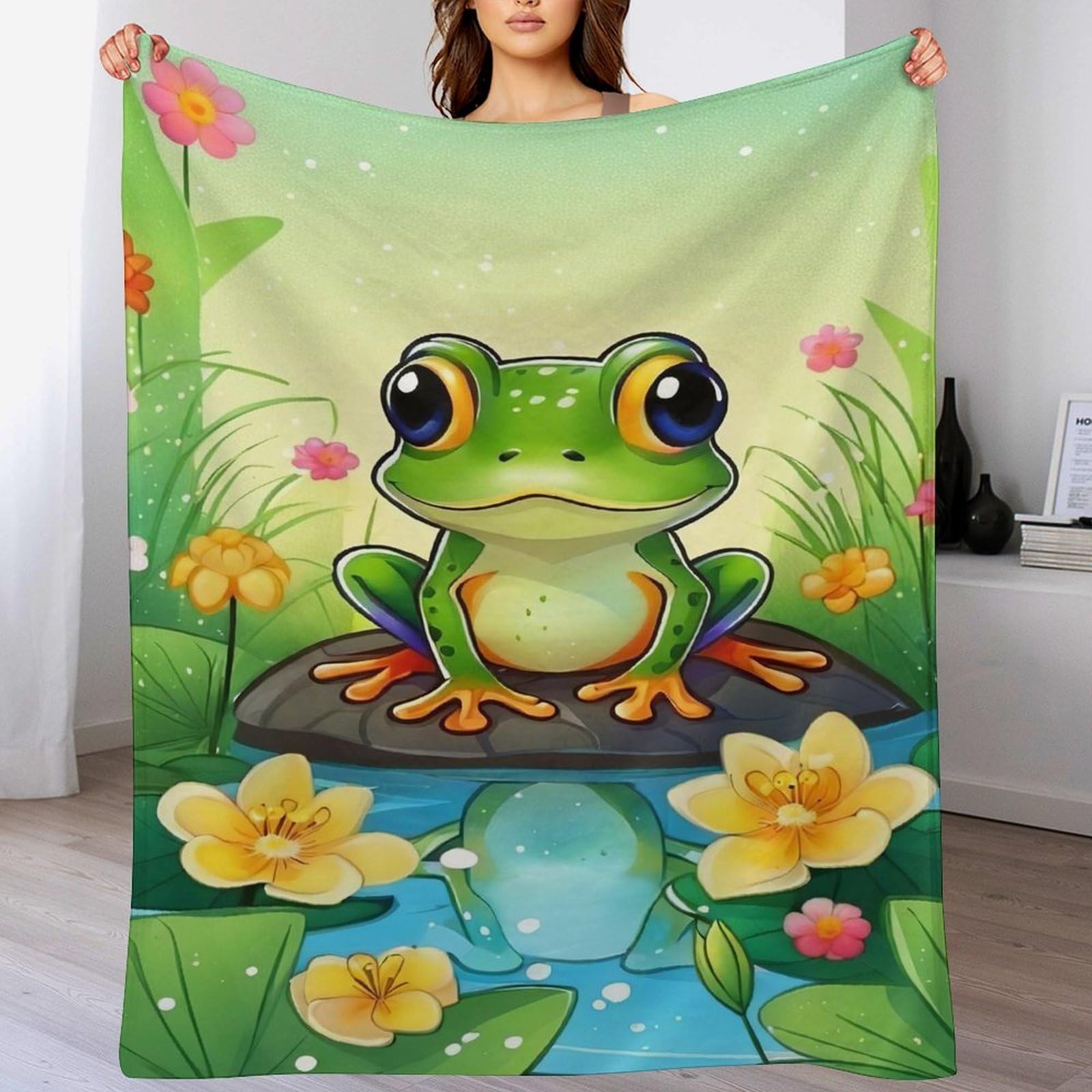 Couvertures de à chaud couverture grenouille : la solution contre le froid sur votre canapé