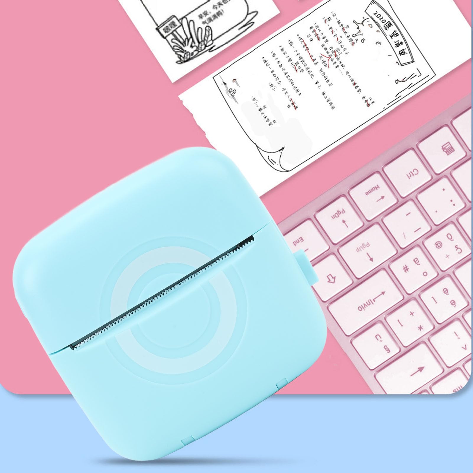 Amazon.com: Small Lightweight Pocket Printer, Inkless Black and