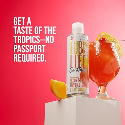 Miniatura 7 de Lube Life - Lubricante personal a base de agua, sabor a diversión en la playa, para hombres, mujeres y parejas, sin azúcar añadido, 8 onzas líquidas