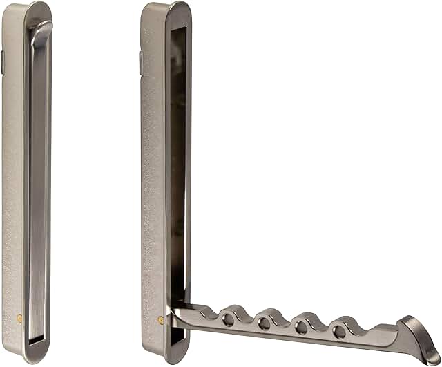 3 Klappbare Kleiderhaken Set - Platzsparende Wandhaken Für Kleidung & Handtücher