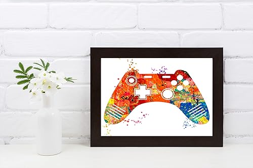 Miniatura 4 de Video Controller Gaming Wall Art Set Remote Control Decor Gift for Gamers Xbox PS4 Playstation Video Game Arcade Fan Men Teens Game Room Dorm