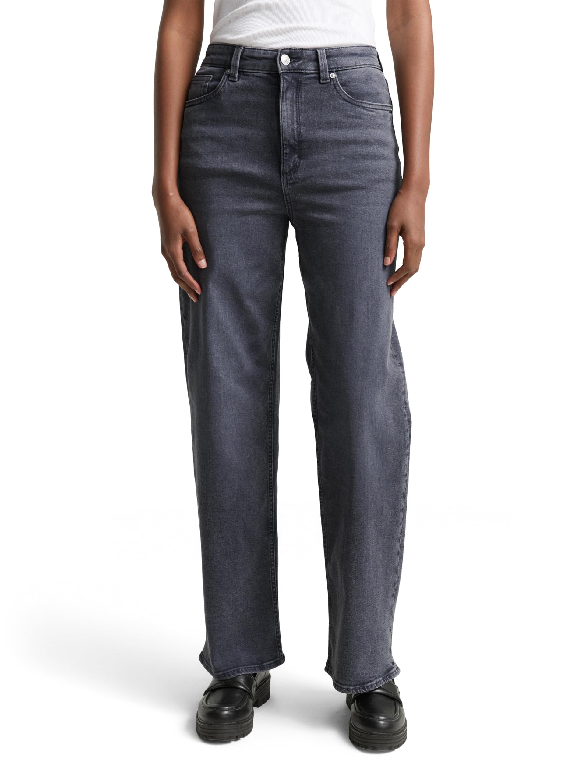 Tom Tailor Denim Damen TTLINOU Wide Leg Jeans