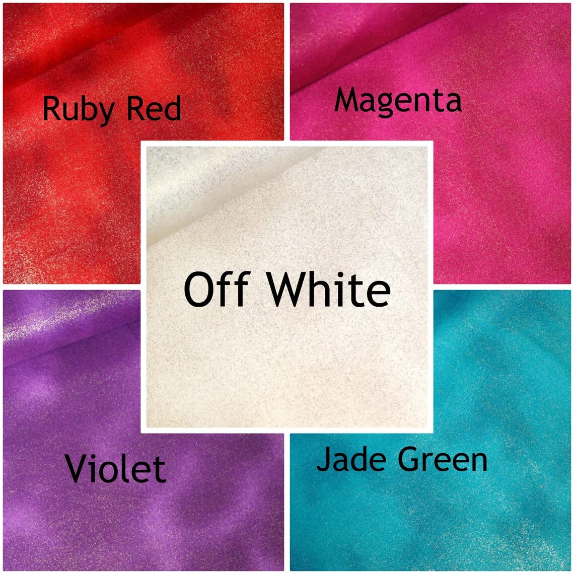 Balsara's Magenta Fat Quarter | Sparkle Ombre Fairy Dust Fabric 100% Egyptian Cotton Cloud Effect Quilting Dressmaking Crafts Kids Fabric (Magenta)