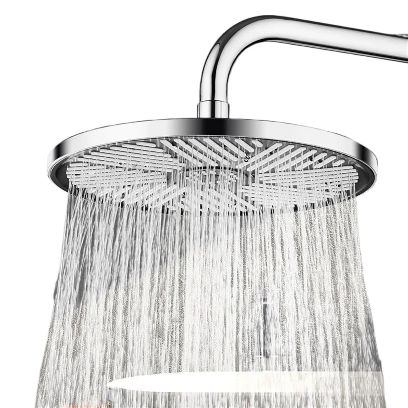 Pommeau de douche effet pluie 25,4 cm pour spa relaxation maison