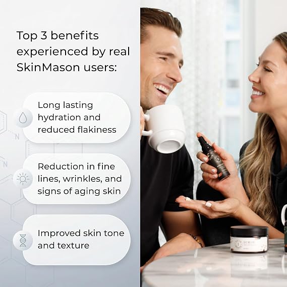 Pro-Collagen Face Moisturizer - Peptides, Ceramides, Hyaluronic Acid, Vitamin C, for dry skin, reducing fine lines and wrinkles, and boosting collagen - Light weight and non-greasy