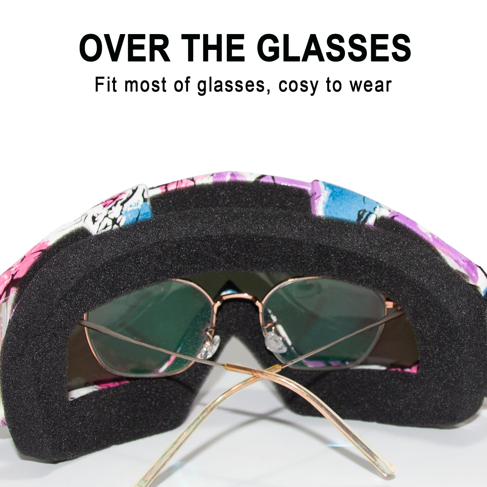 Gafas de motocicleta para motocross, cuatrimotos, cuatro ruedas, UV 400, todoterreno, Mx, casco de carreras, para hombres, mujeres, adultos, jóvenes y niños (marco rosa + lente de color rosa)