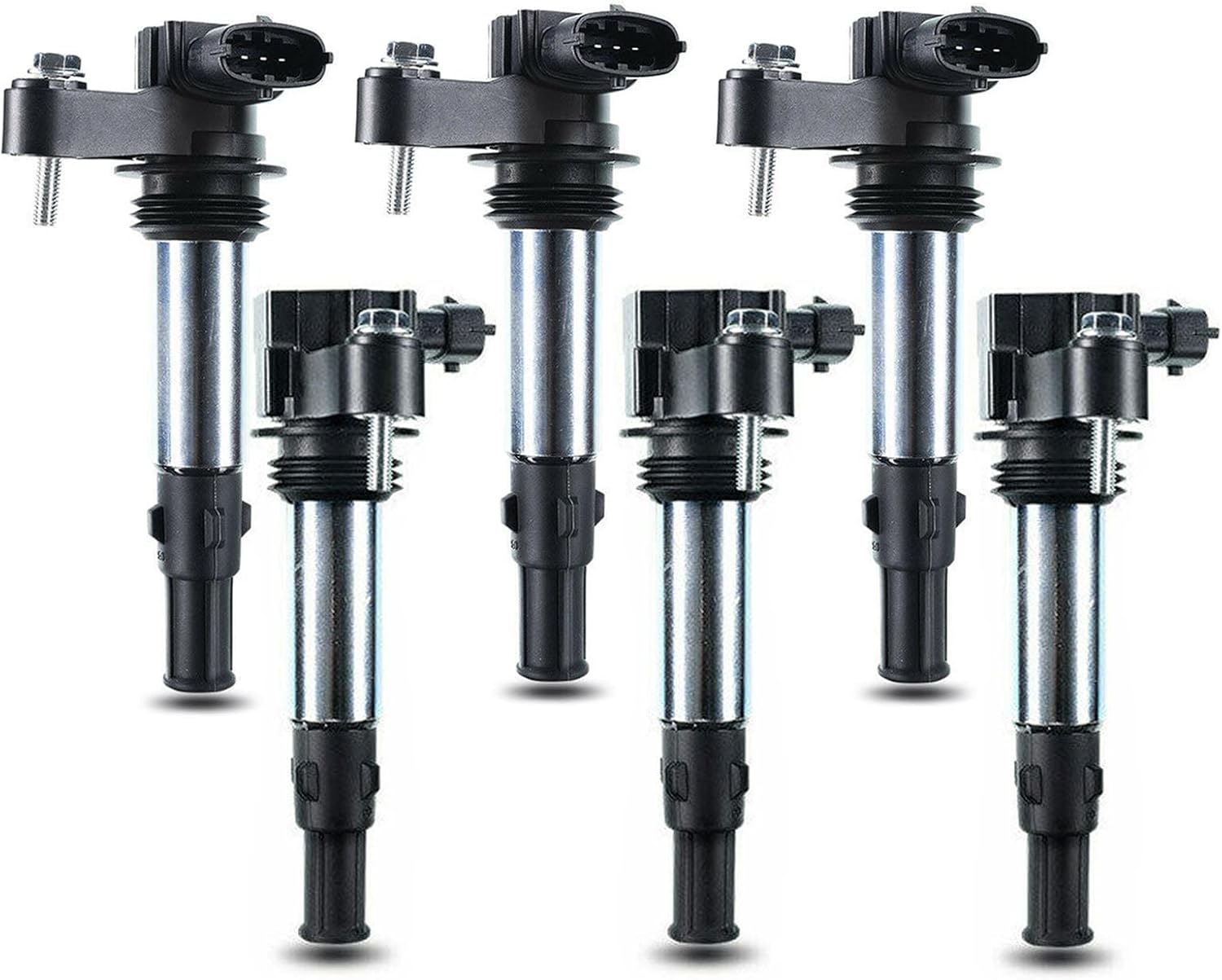 YHTAUTO Set of 6 Ignition Coil Pack Replacement for