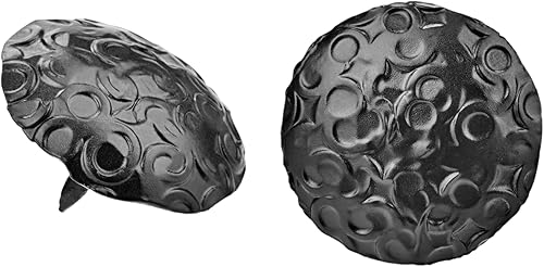 Miniatura 2 de Paquete de 50 clavos decorativos Iron Clavos de 1 pulgada, oxidado, acento decorativo para mejoras del hogar, persianas de granja, puerta de