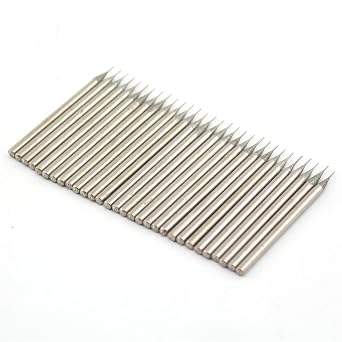 ILOVETOOL 0.4mm Stone Carving Bits Diamond Drill Bits Tools for Jewelry Making Gem Stone Pack of 30Pcs