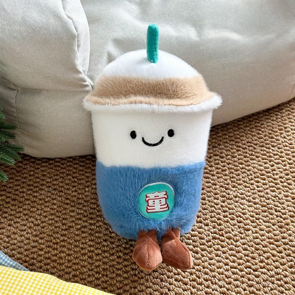 22CM Cute Milk Tea Plush Toys, Stuffed Milk Tea Cup Plushie Pillow, Soft Kawaii Hugging Plush Toys Gifts for Kids (Type A) - Image 3