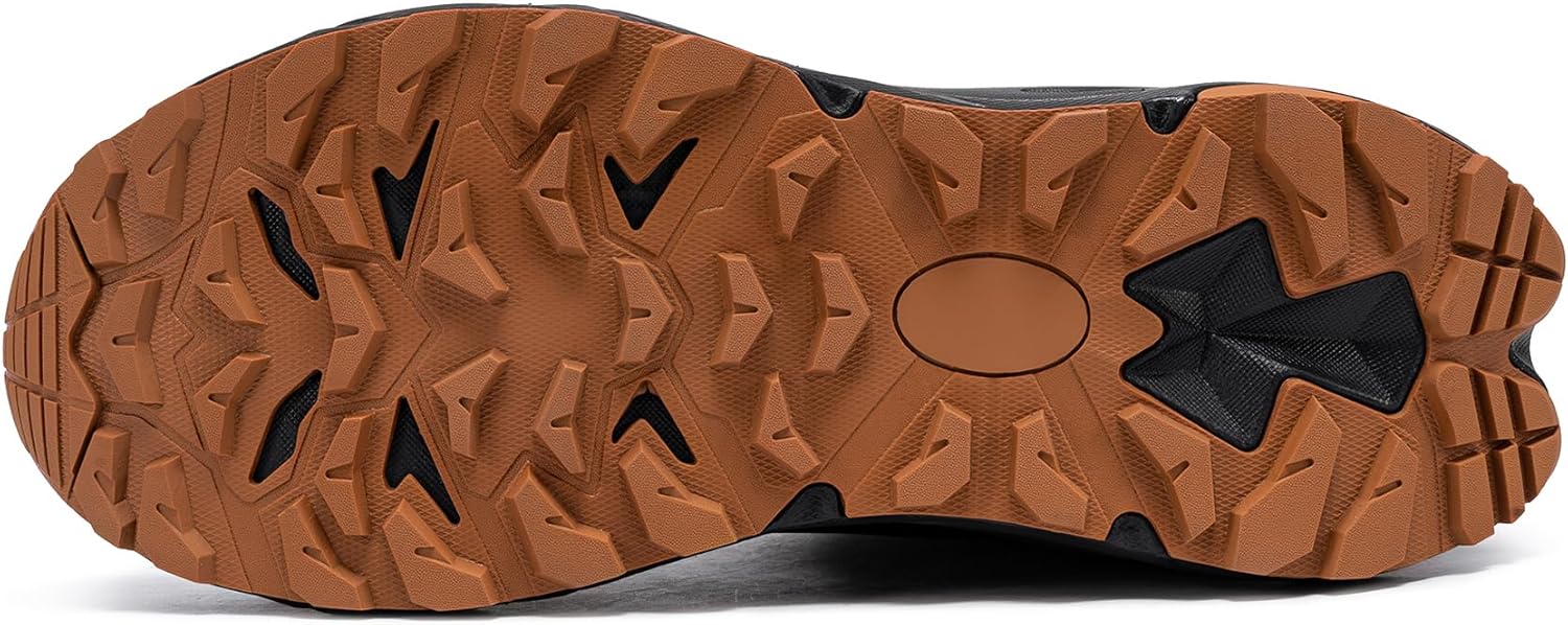 Steel Toe Boots for Men Work Boots Safety Puncture Proof Construction Steel Toe Shoes Safety Work Shoes Comfortable Warm Zapatos de Trabajo para Hombres (11.5, Black) - Image 5