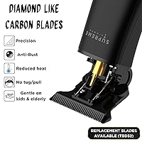 Vista 3 de Supreme Trimmer T Shaper - Quiet Cordless Beard & Hair Trimmer for Men 120 Min Runtime, Low Noise, Zero-Gap DLC Blade Ideal for Sensitive Skin