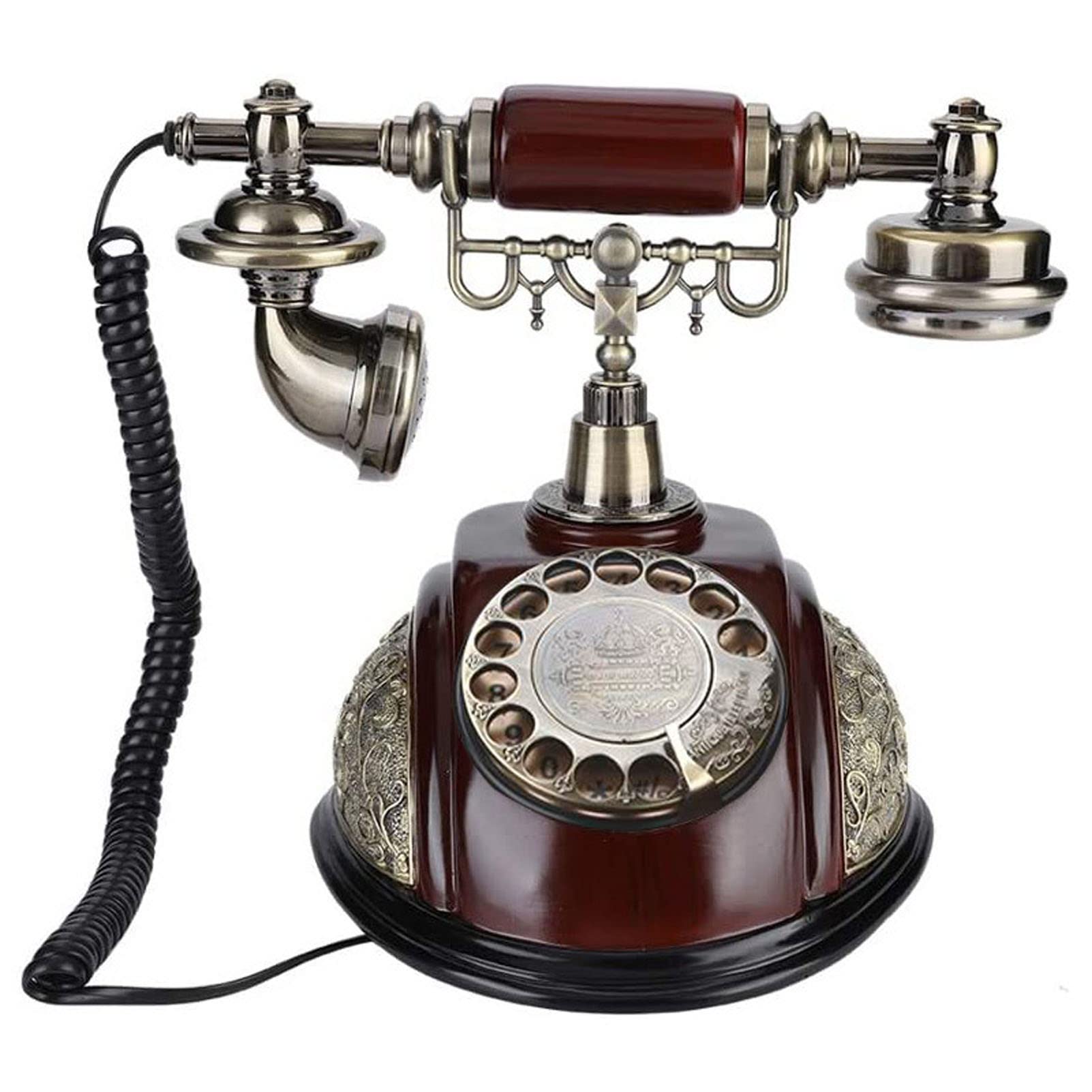 Téléphone fixe traditionnel rétro avec qualité sonore claire