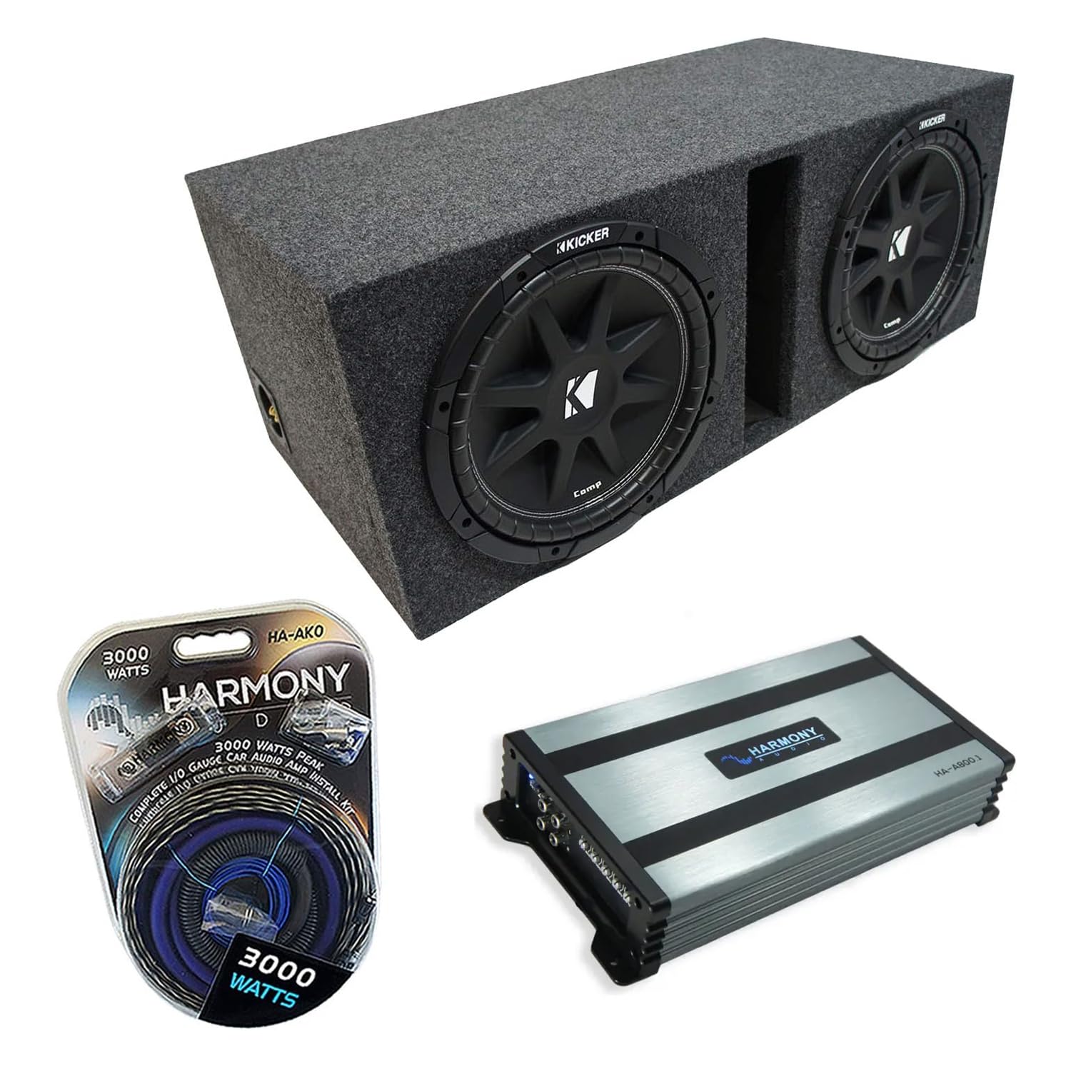 Harmony Audio Universal Car Stereo Vented Port Dual 15