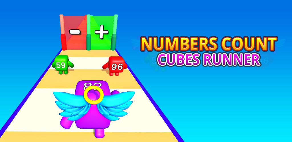 Numbers Count Cubes Runner! LevelUp & Counting Numbers Run Race 3D