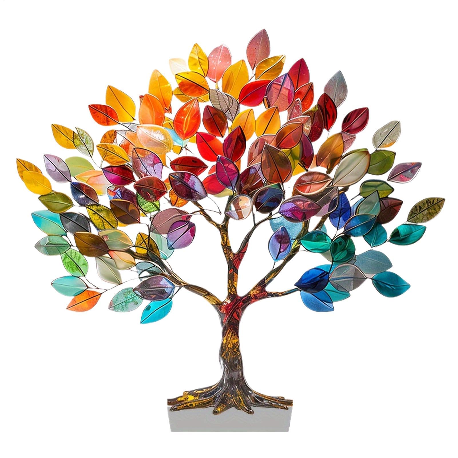 Figurines de bureau arbre artistique, idée cadeau de créateur maison