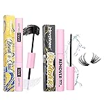 Mavphnee Lash Bond and Seal Kit - Waterproof Cluster Lashes Glue with Strong Hold Eyelash Adhesive and Remover for DIY Eyelash Extensions