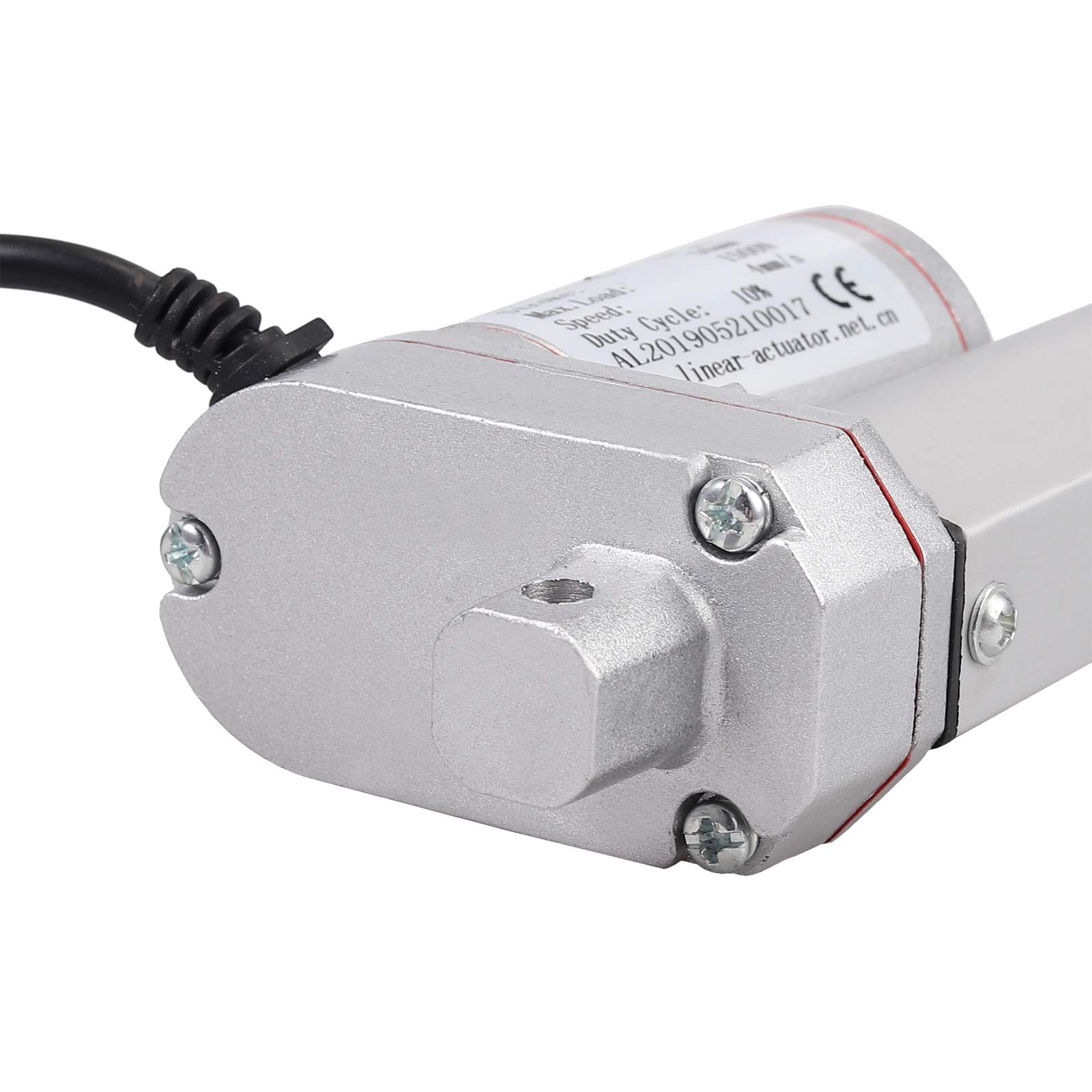AUTOUTLET Actuador Lineal DC 12V 1500N 50mm Motor Eléctrico para Abridor de Puerta de Coche RV