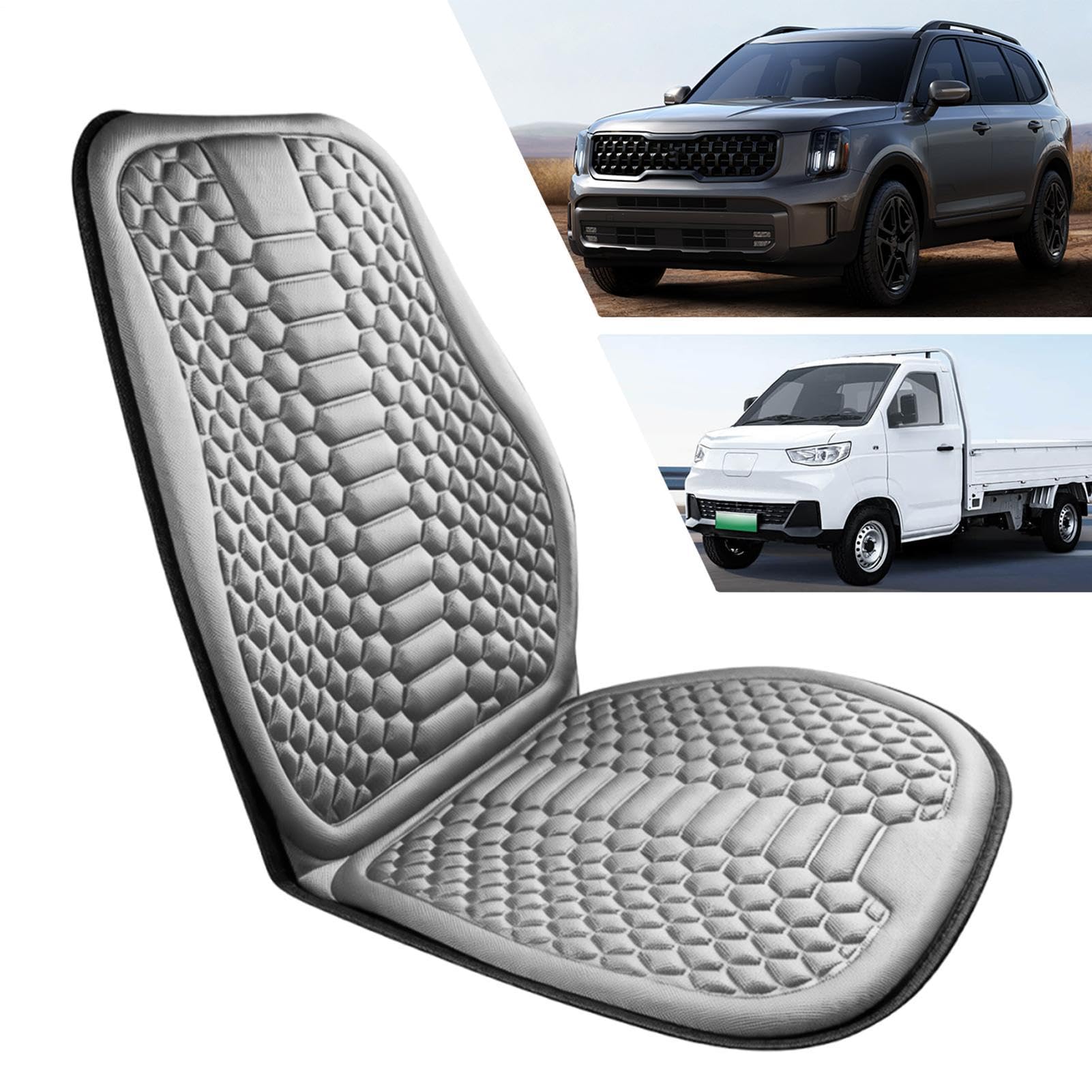 Cuscino Rinfrescante per Auto | Raffreddante E Antipolvere,Tappetino Estivo Per Sedili Auto - Per Guidatrici Camion Berline SUV Camper Guida Città Pendolarismo Quotidiano Autostrada Lunghi