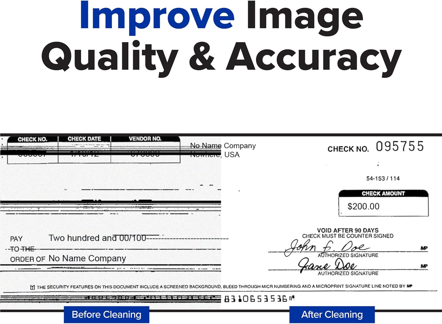 Kicteam K2-CIB25 Check Scanner Cleaning Card