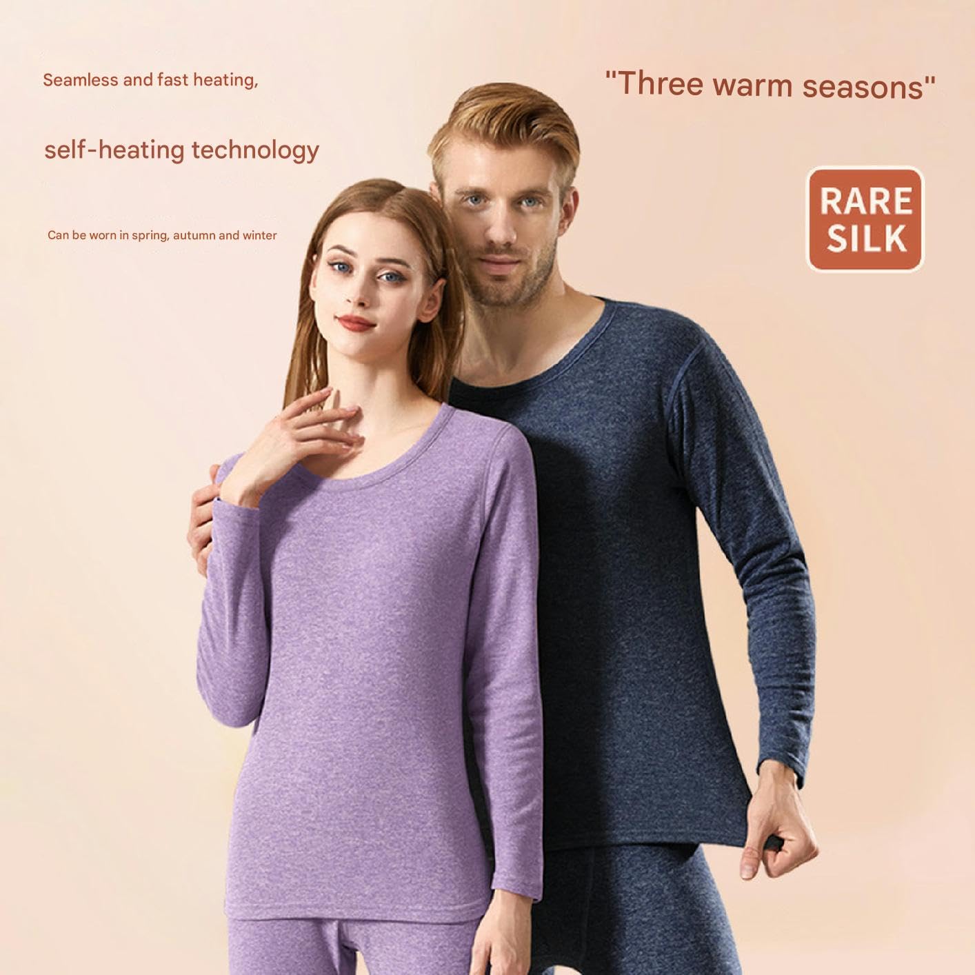 ThermounterwäSche Herren Herbst- Und Winter-thermounterwäsche Für Männer Und Frauen, Komplette Thermounterwäsche Für Männer Und Frauen-männliche Hautfarbe-m