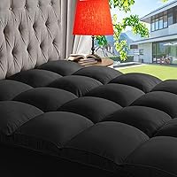 Vista 1 de ABENE - Cubrecolchón King para Alivio del Dolor de Espalda, Funda de Colchón Extra Gruesa Tipo Almohada, Protector de Colchón Suave con Esquinas