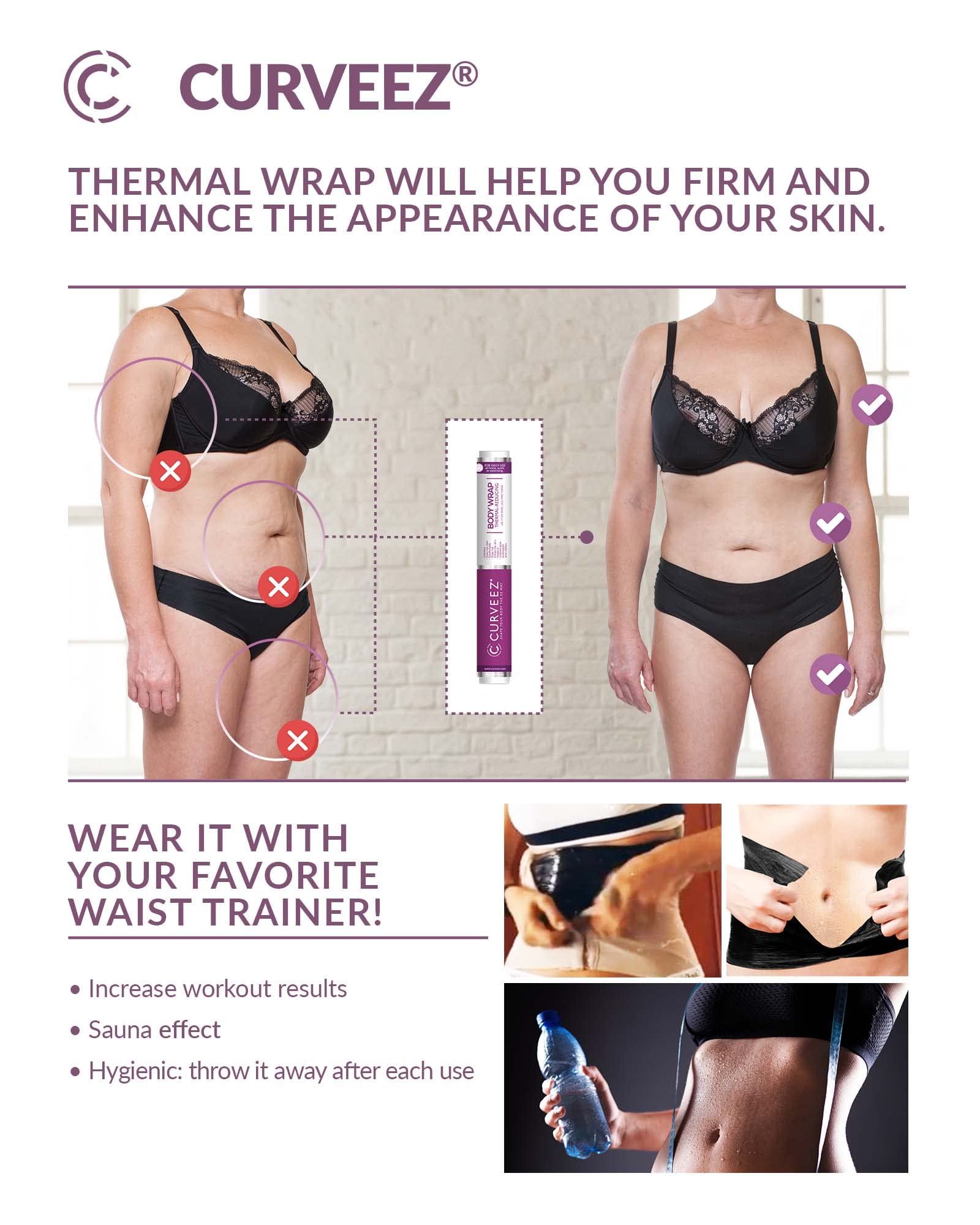 Plastic Wrap Diy Waist Trainer Curveez Osmotic Plastic Body Wrap