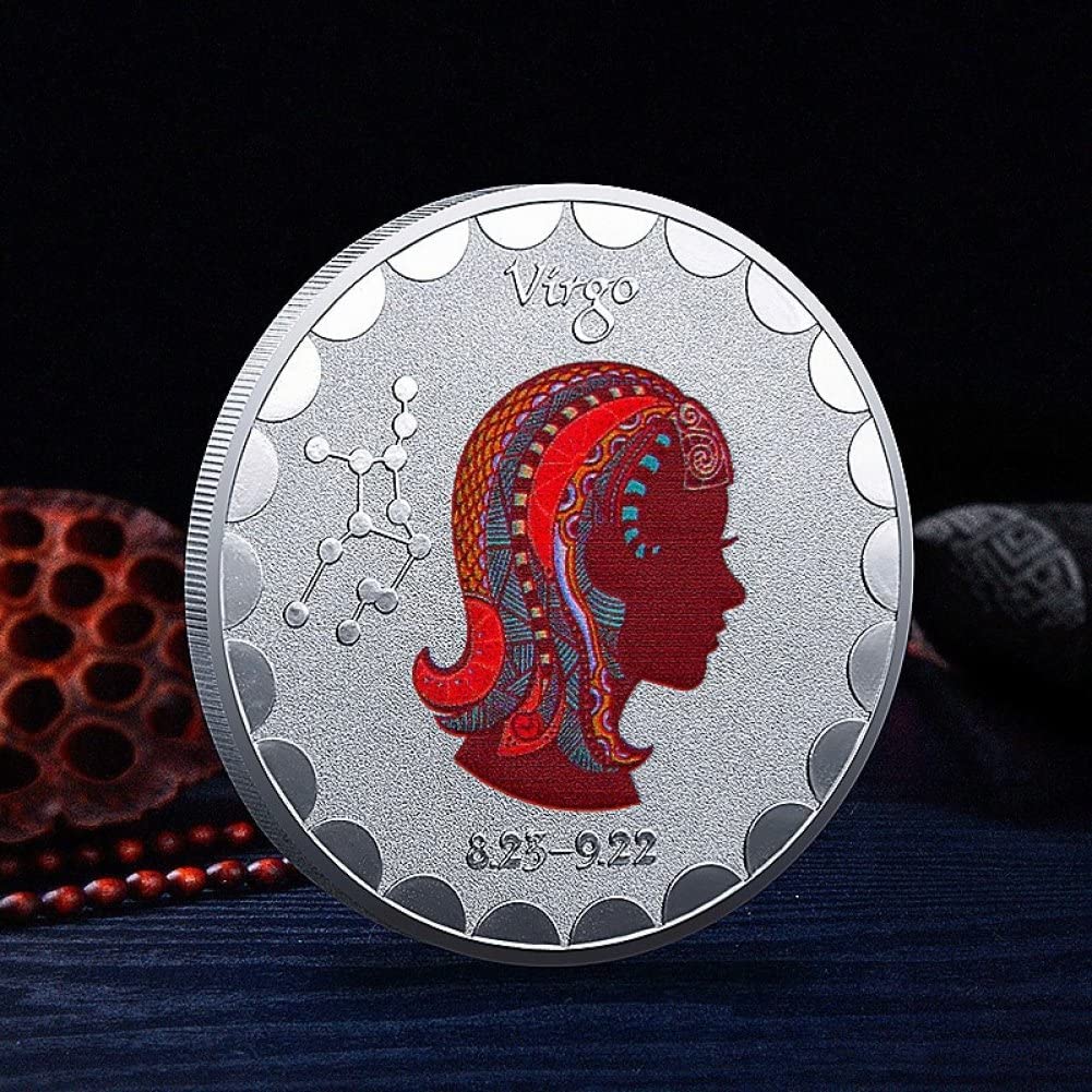 Monete Commemorative 12 Costellazioni - Collezione Zodiacale Placcata Oro Per Collezionisti