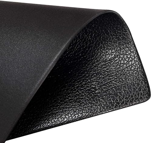 Miniatura 5 de Goplus Tapete de cinta de correr para suelos de madera dura, PVC impermeable de alta densidad, almohadilla protectora de piso para equipos de