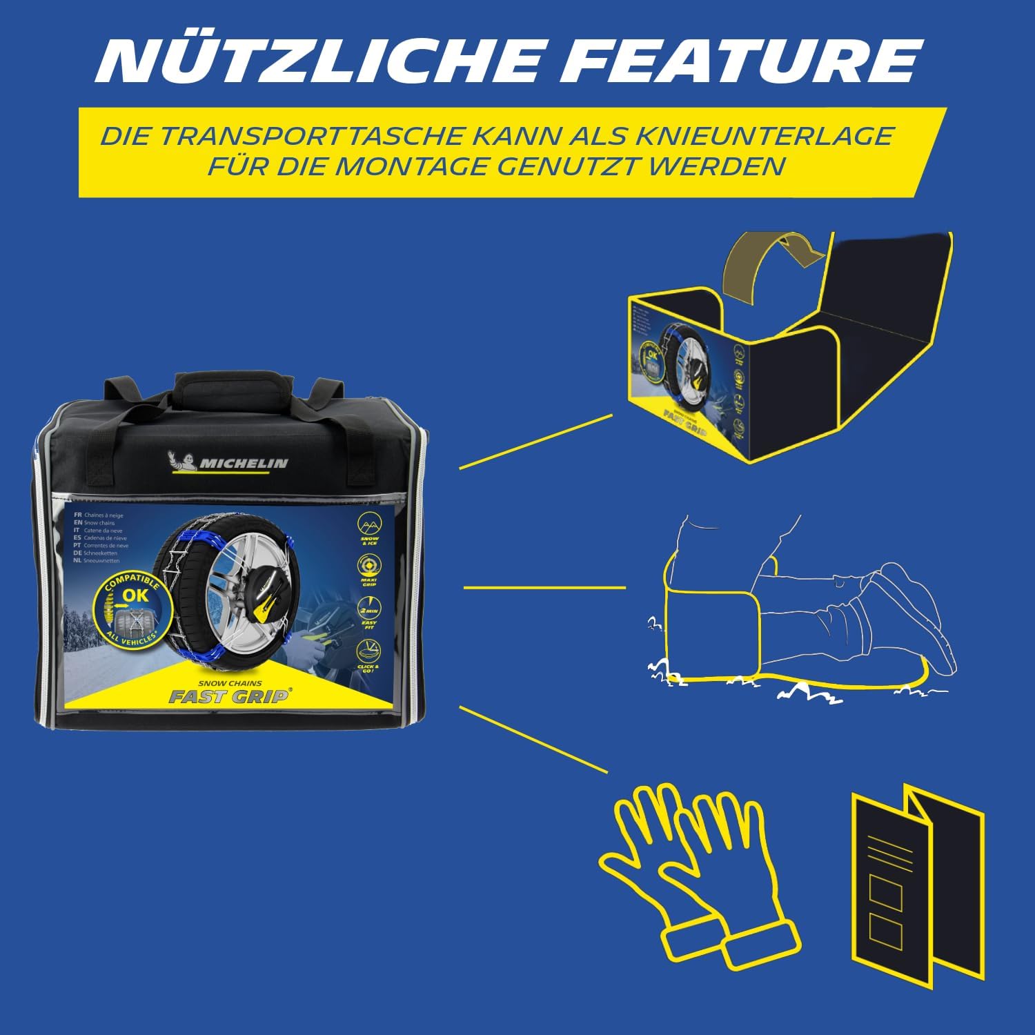 MICHELIN Fast Grip Front Snow Chains N ° 60