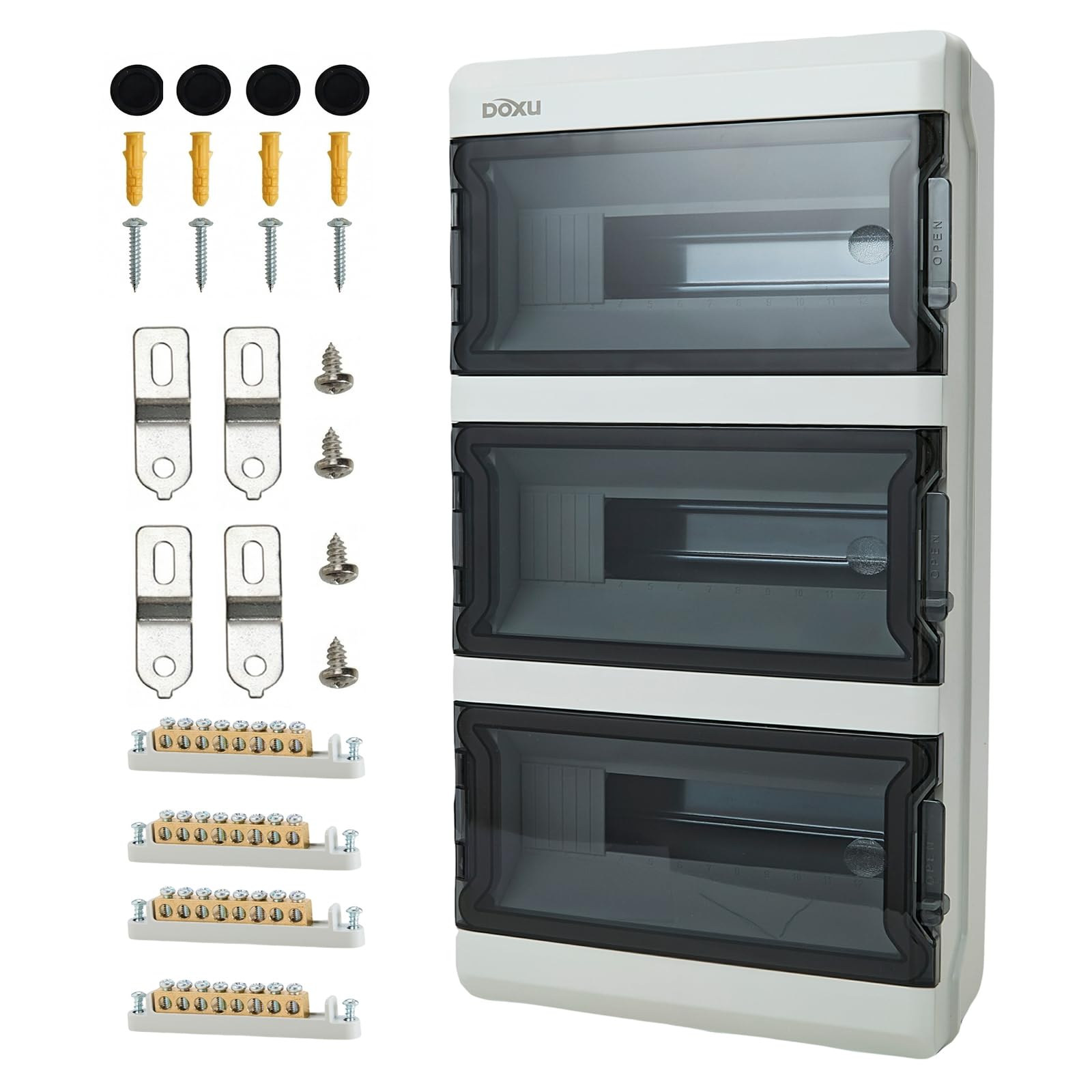 DOXU IP66 Electrical Box - 4 Circuit Protection -14