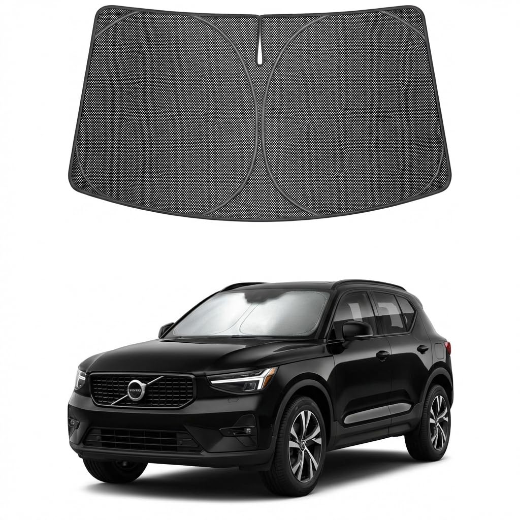 Proadsy Custom Fit 2019-2026 Volvo XC40 Windshield Sun Shade, Blocks Heat