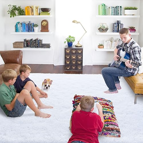 Miniatura 2 de ISEAU - Alfombras de peluche, alfombras para el piso de la habitación, alfombras de peluche, cómodas alfombras para las habitaciones de los niños y