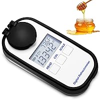 Vista 9 de Refractómetro digital de azúcar 0-90.0% refractómetro Brix Probador de contenido de azúcar con refractómetro de compensación automática