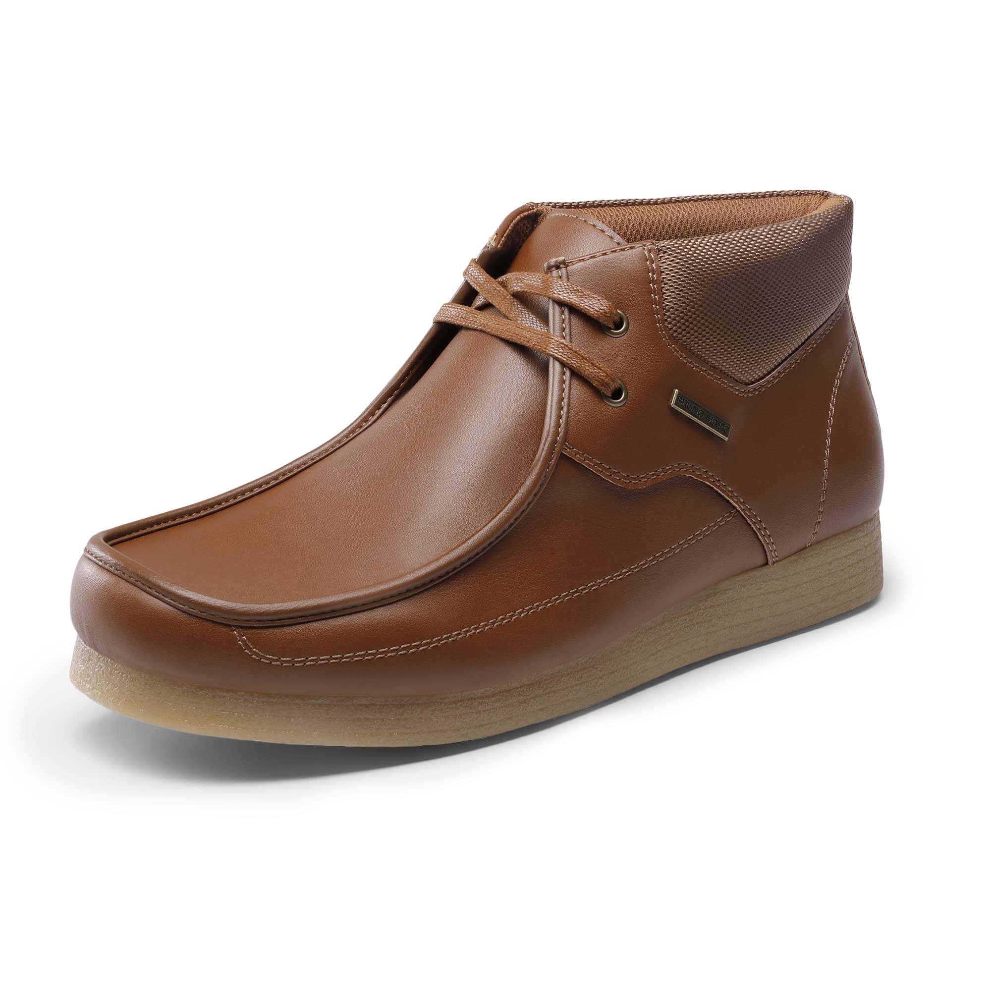 Bruno MarcMen's Classic Chukka Boots Casual Water Repellent Lace Up Ankle Boots
