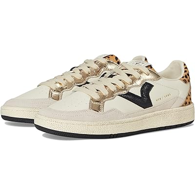 Женские кроссовки victoria Smash Leather Metallic And Animal crema