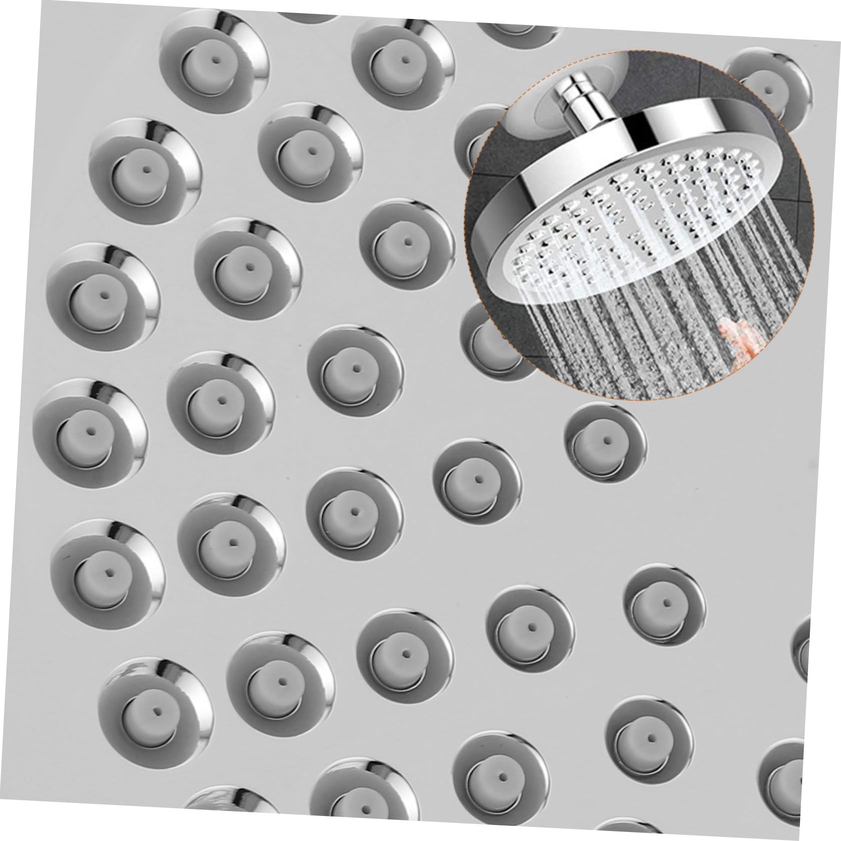 Anneome Filtro de Cabezal de Ducha para Agua Dura, ABS, Rotación 360° | 15 Niveles de Ajuste, Filtración Multicapa, Bola Giratoria Sólida, Acabado Plata, Uso Sencillo para Ducha