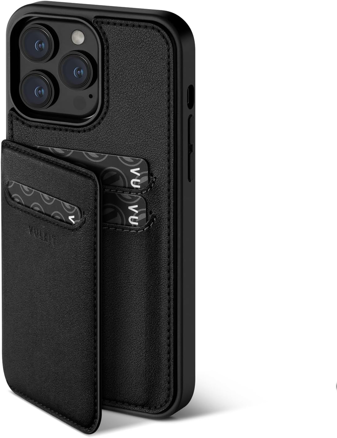 VULKIT Phone Case Wallet Design for iPhone 14 Pro Max RFID Blocking