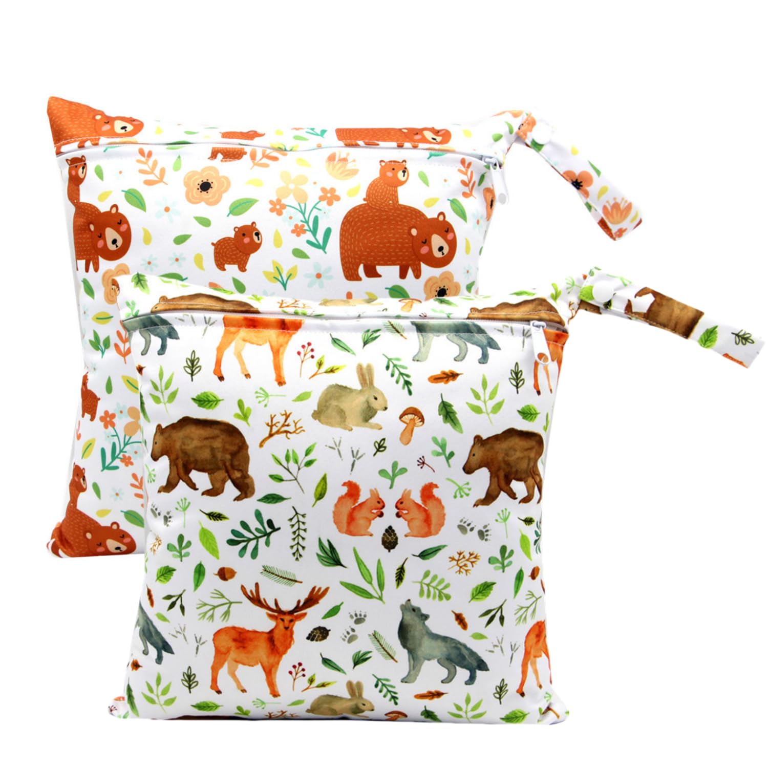 Borsa Porta Pannolini Impermeabile MIXIDON - Riutilizzabile, Doppia Cerniera, Design Carino - Foto 9