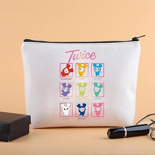 Miniatura 2 de G2TUP Dos veces listo para ser cosméticos bolsa de maquillaje Kpop concierto merch bolsa coreana grupo amante de la música bolsa cremallera, Bolsa
