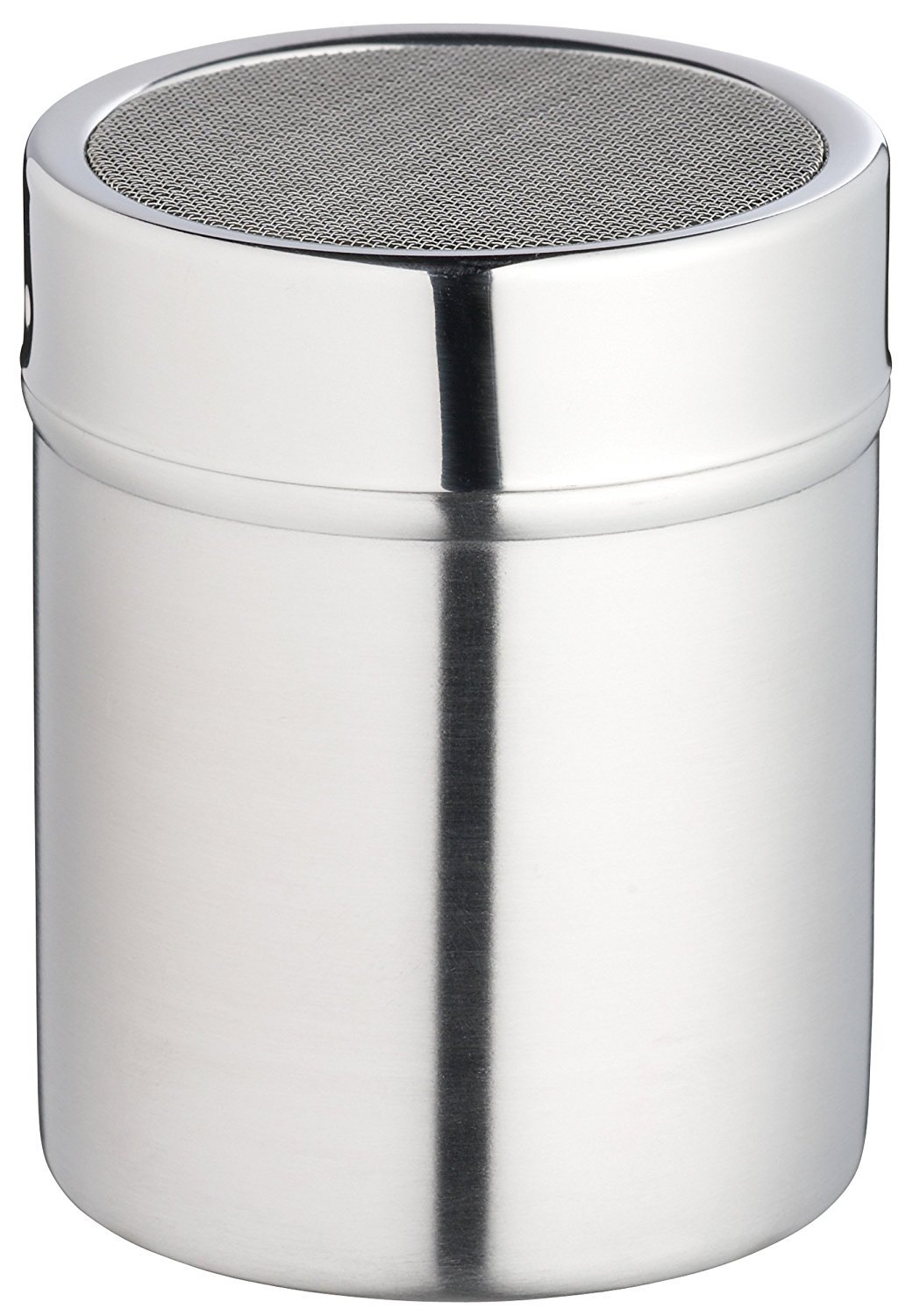 KitchenCraft Stainless Steel Fine-Mesh Flour Sifter / Icing Sugar Shaker, 9.1 x 7.3cm, Silver