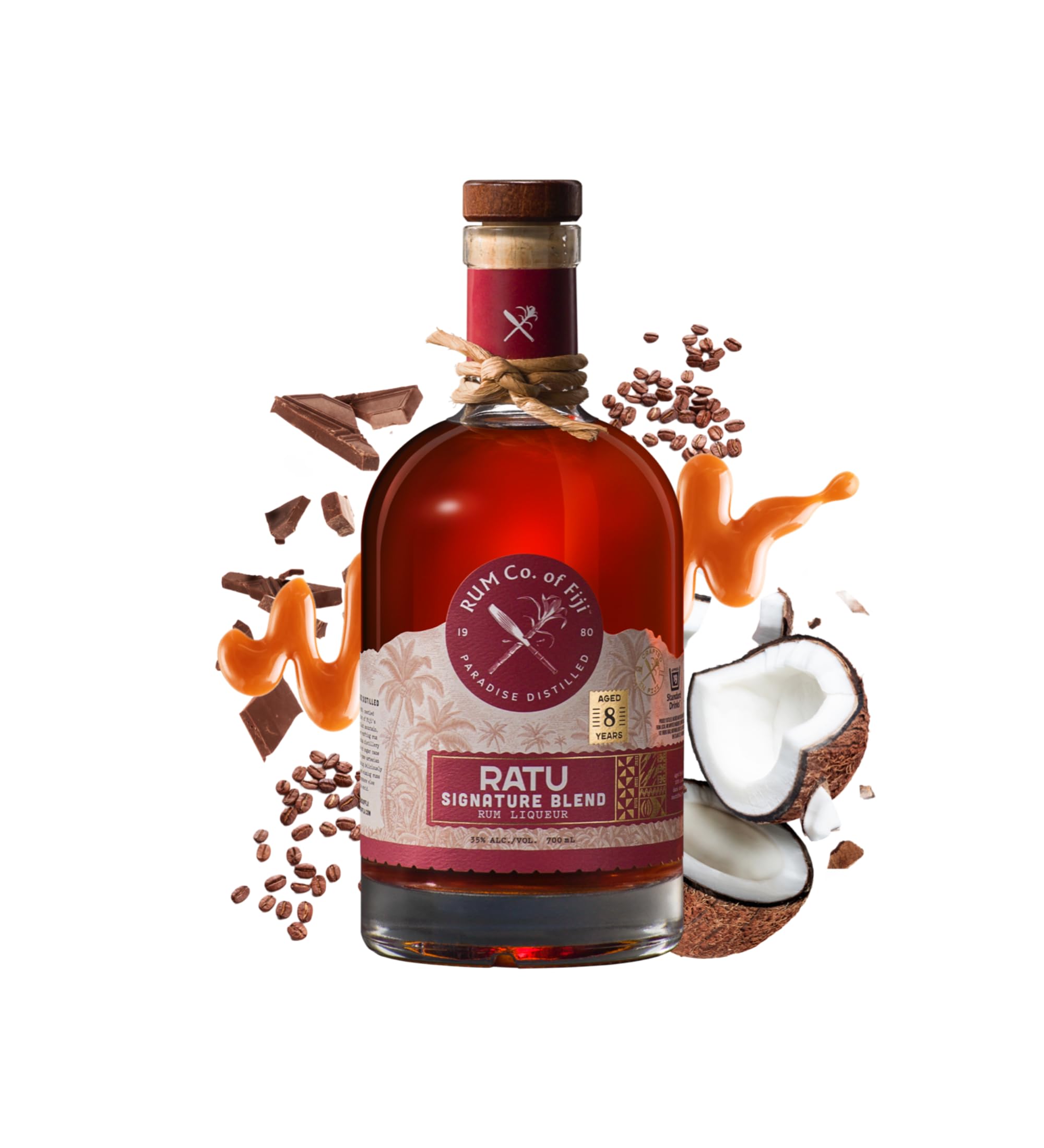 Ratu Rum Signature Premium Rum Liqueur 8 Year Old 700ml : Amazon