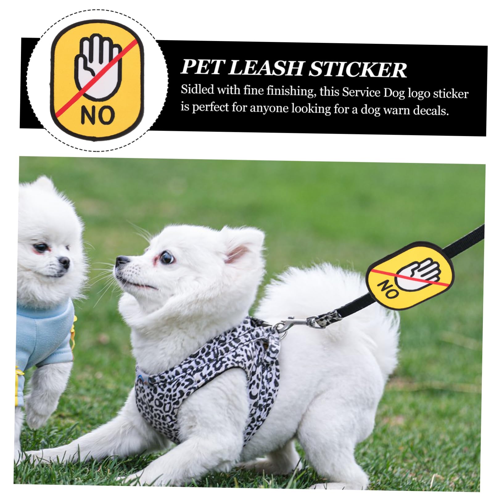 10 Adesivi Non Toccare 25Mm Etichette Di Avvertimento - Foto 3